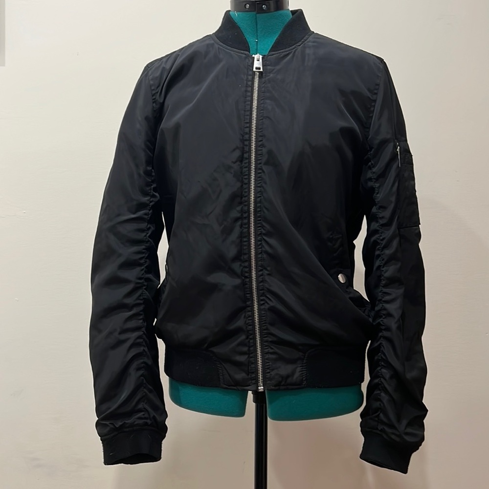 Black Bomber Jacket
